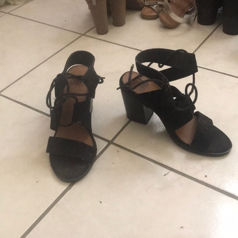 Black high heels